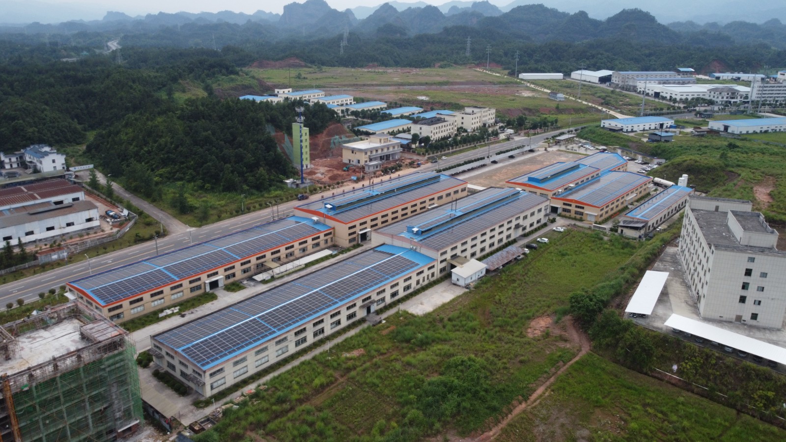 金融+EPC受企业青睐 pg电子承建江西尚朋科技光伏屋顶项目完工并网